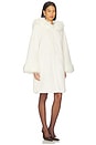view 2 of 3 Cecilia Coat in Whisper White