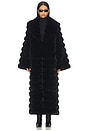 view 2 of 4 ПАЛЬТО CHINCHILLA in Jet Black