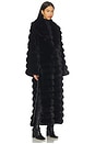 view 3 of 4 ПАЛЬТО CHINCHILLA in Jet Black