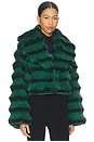 view 2 of 4 CHAQUETA CHINCHILLA in Emerald