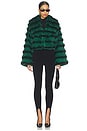view 4 of 4 CHAQUETA CHINCHILLA in Emerald