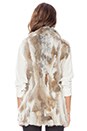 view 4 of 4 Rabbit Fur Vest in Natural Brown