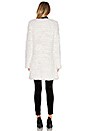 view 3 of 3 MANTEAU EN FOURRURE DE LAPIN TRICOTÉ in White