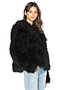 view 2 of 4 Marabou Feather Jacket in Black