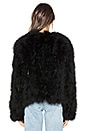 view 3 of 4 Marabou Feather Jacket in Black