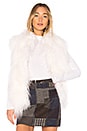 view 1 of 4 GILET EN FOURRURE MONGOLIAN in White