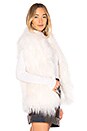 view 2 of 4 GILET EN FOURRURE MONGOLIAN in White