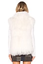 view 3 of 4 GILET EN FOURRURE MONGOLIAN in White
