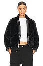 view 1 of 6 Faux Fur Jacket in Black