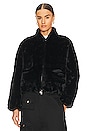 view 3 of 6 Faux Fur Jacket in Black