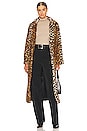 view 1 of 4 Faux Fur Coat in Dyed Leopard
