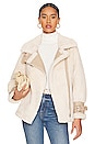 view 1 of 5 Faux Fur Jacket in Ivory