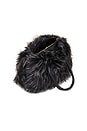 view 5 of 5 The Boo Faux Fur Bag in Jet Black