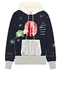 view 1 of 4 Birthstone Hooded Sweatshirt in Navy