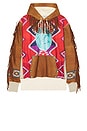 view 1 of 4 Birthstone Hooded Sweatshirt in Suede Print