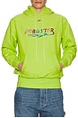 view 3 of 4 Pornstar Hoodie in Neon Green