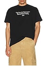 view 3 of 4 Father Quote Short Sleeve Tee in Black