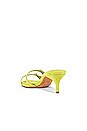 view 3 of 5 MULES ASYMMETRIC SLIM CLARITA in Green Apple