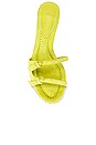 view 4 of 5 MULES ASYMMETRIC SLIM CLARITA in Green Apple