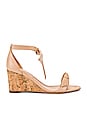 view 1 of 4 Clarita Wedge in Light Sand & Natural