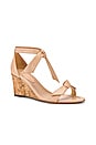 view 2 of 4 Clarita Wedge in Light Sand & Natural