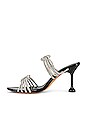 view 6 of 5 MULES VICKY in Crystal & Black