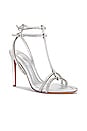 view 2 of 5 Martina Crystal Sandal 100 in Silver