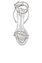 view 4 of 5 Martina Crystal Sandal 100 in Silver