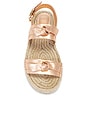 view 4 of 5 Clarita Espadrille Sandal in Shell Pink