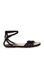 view 1 of 5 Vicky Rope Sandal in Black