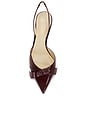 view 4 of 5 Clarita Bell Slingback 60 in Burgundy