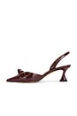 view 5 of 5 Clarita Bell Slingback 60 in Burgundy