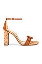 view 1 of 5 Chiara Heel in Almond & Bronzo