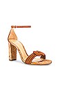 view 2 of 5 Chiara Heel in Almond & Bronzo