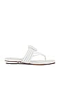 view 1 of 5 Vicky Maxi Toe Flat Sandal in White