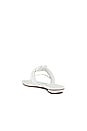 view 3 of 5 Vicky Maxi Toe Flat Sandal in White