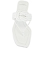 view 4 of 5 Vicky Maxi Toe Flat Sandal in White