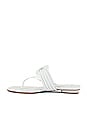 view 5 of 5 Vicky Maxi Toe Flat Sandal in White