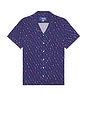 view 4 of 4 CAMISA DE CUELLO CAMPAMENTO X in Eco Blue Altinha
