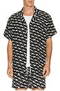 view 1 of 5 CHEMISE À COL CAMP X in Black Birds