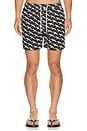 view 1 of 5 SHORT DE BAIN X in Black Birds