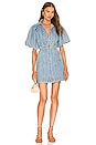 view 1 of 3 Celia Denim Mini Dress in Blue Dawn