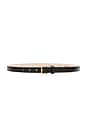 view 1 of 2 No. 6 Belt in Black & Gold