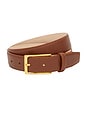 view 2 of 2 No. 5 Belt in Caramel & Gold
