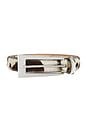 view 3 of 3 X Revolve No.10 Ponyhair Belt in Cowhide