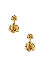 view 2 of 3 Jasmine Earrings in Gold