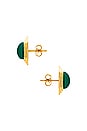 view 2 of 2 Aisling Earrings in Gold & Green