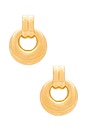 view 1 of 3 Elodie Earrings in Gold