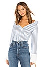 view 1 of 4 X REVOLVE Stevie Blouse in Sky Blue Stripe