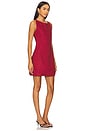 view 2 of 3 x REVOLVE Boat Neck Low Back Mini Dress in Burgundy
